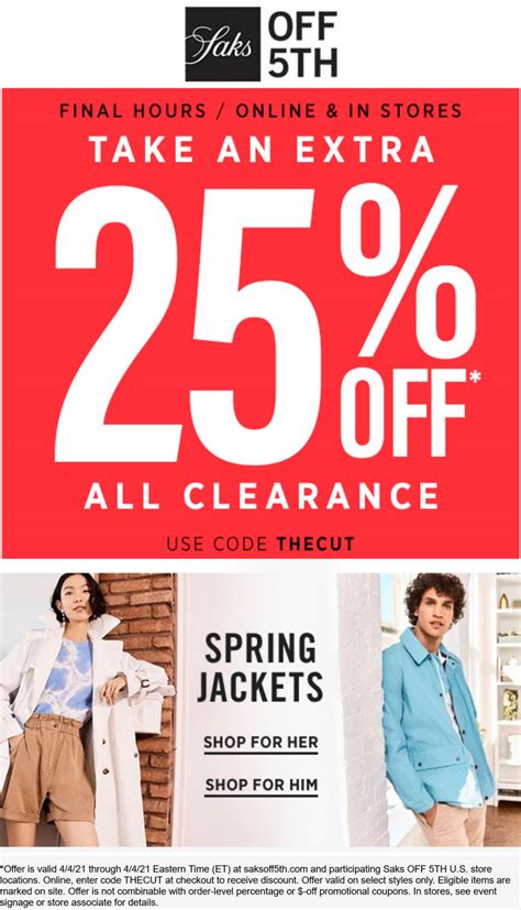 saks 5th clearance
